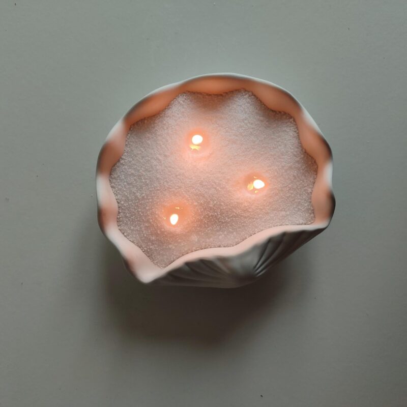 Seashell Candle Sand