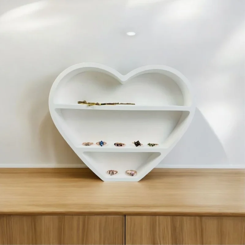Love Display | Heart-Shaped Shelf for Jewelry